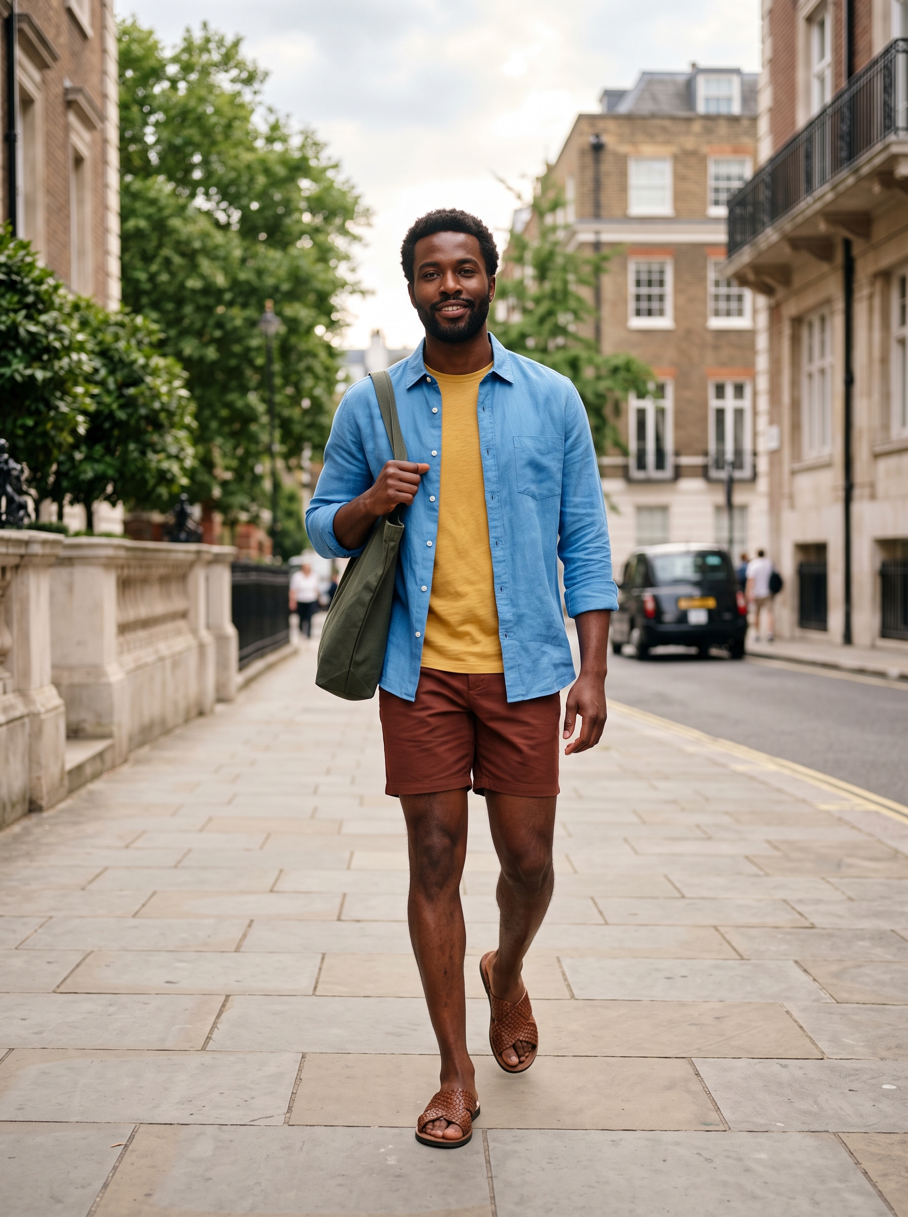 London, UK Menswear Streetwear Ensemble - August 2026