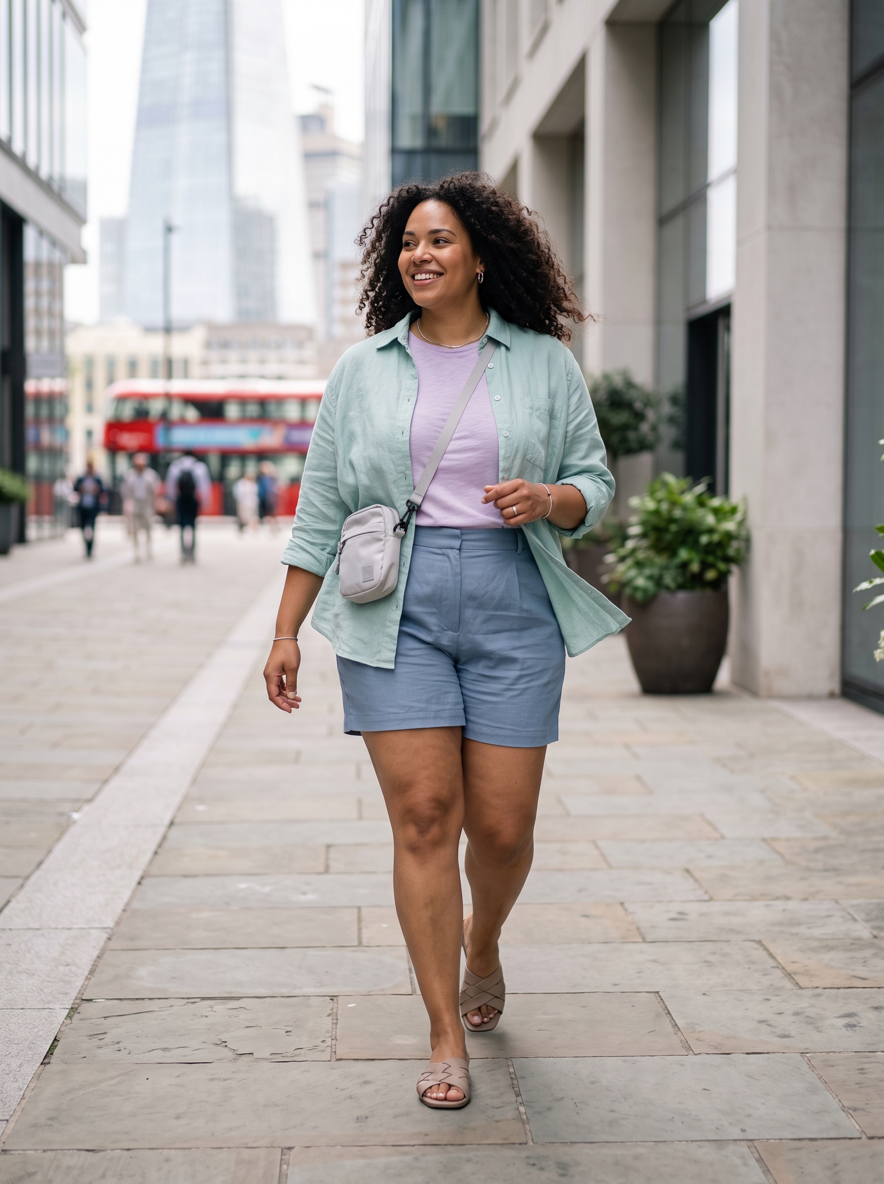 London, UK Womenswear Techwear Ensemble - August 2026