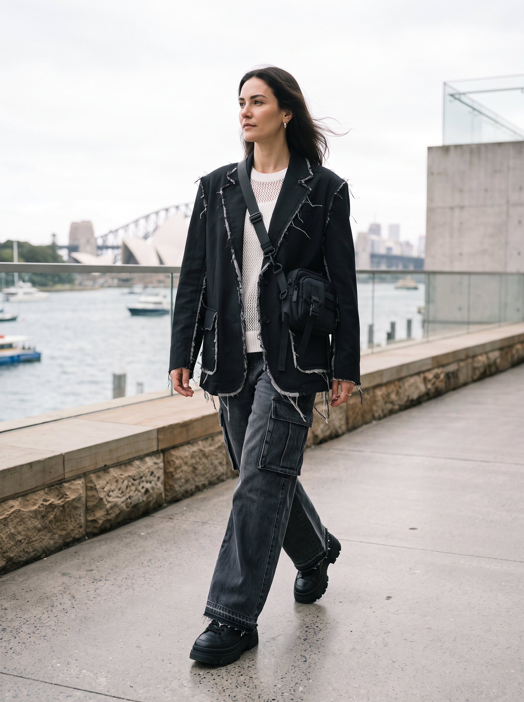 Monochrome Drift: Cyber-Grunge at Barangaroo in Sydney, Australia - August 2026