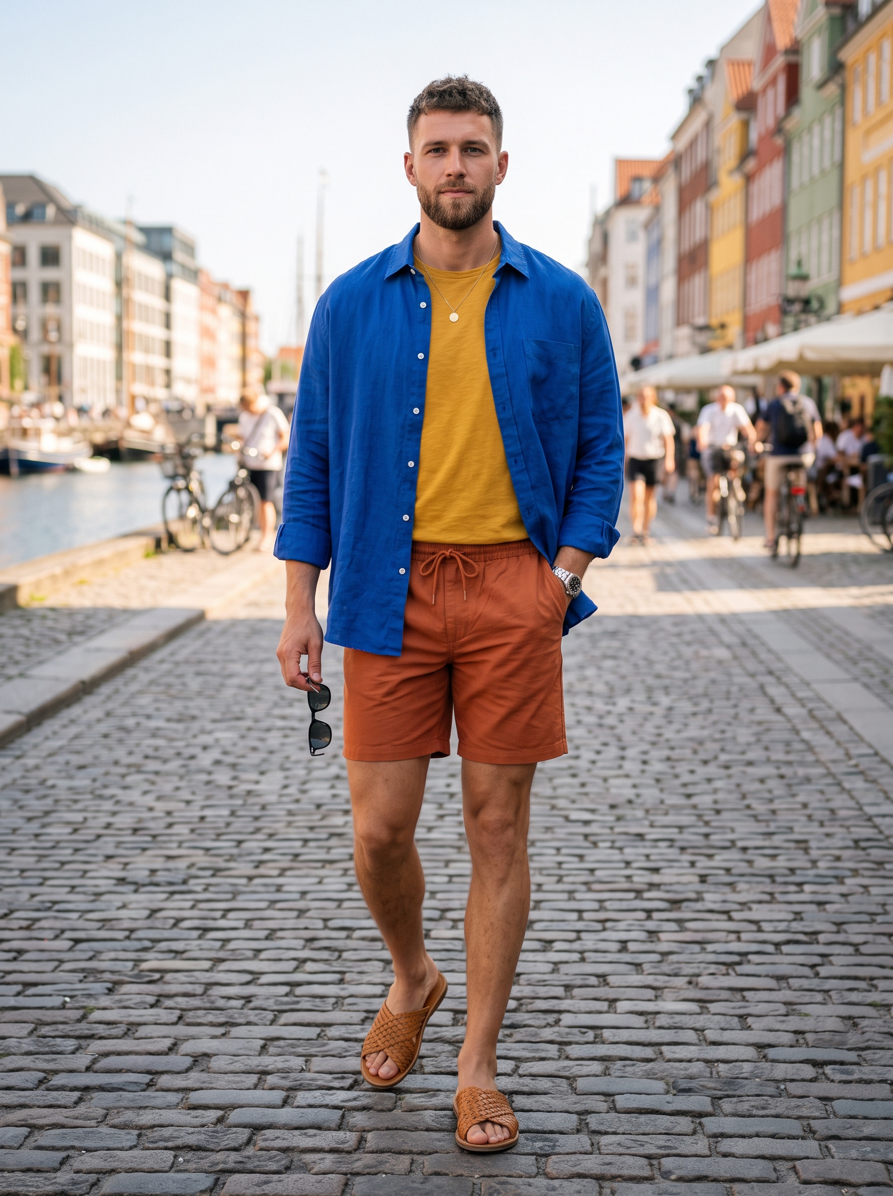 Neon Solstice Utility: High-Voltage Streetwear for Rooftop Nights in Copenhagen, Denmark - September 2026
