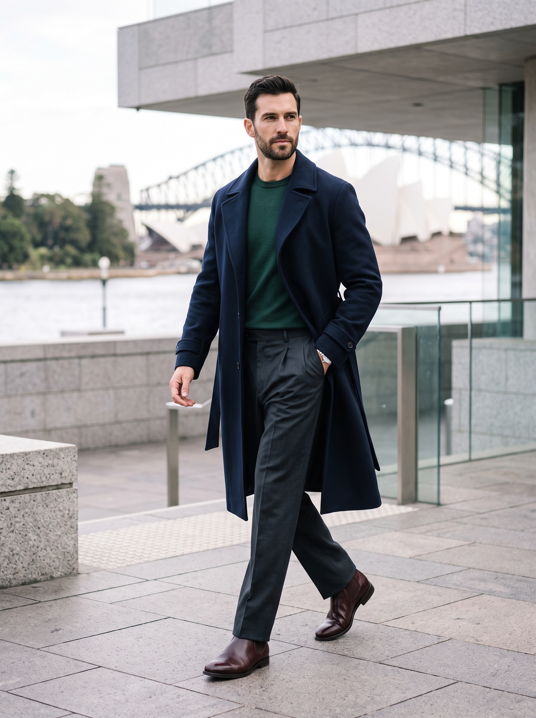 Sydney, Australia Menswear Minimalist Ensemble