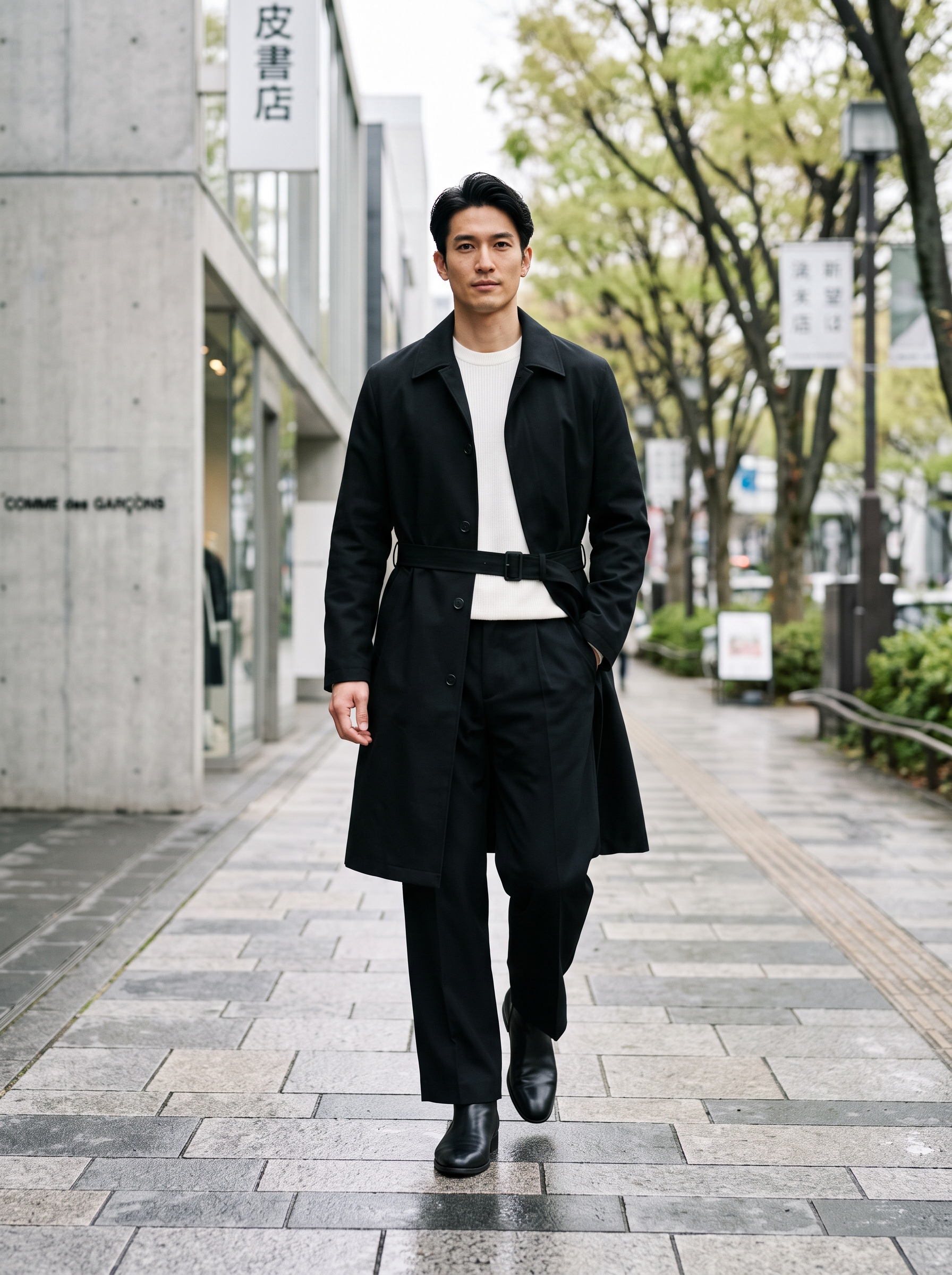 Tokyo, Japan Menswear Minimalist Ensemble