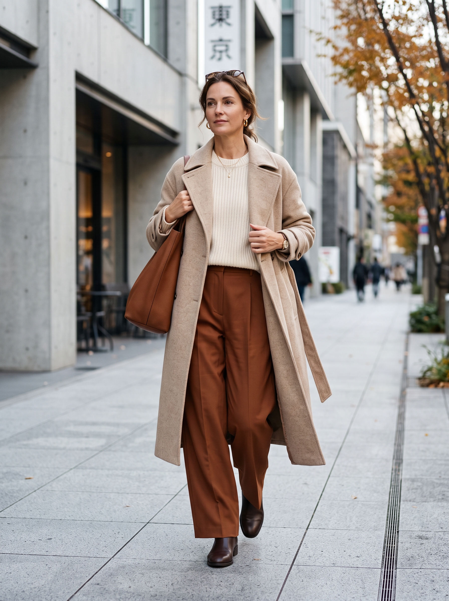Tokyo, Japan Womenswear Coastal Grandmother Ensemble